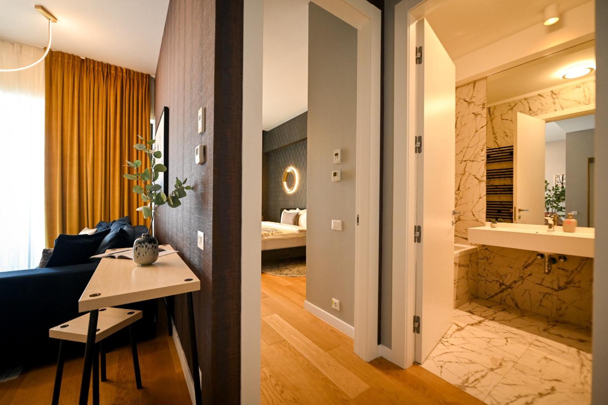 One Verdi Park Exclusive Apartments - Panoramic View & Private Parking Bucarest Camera foto